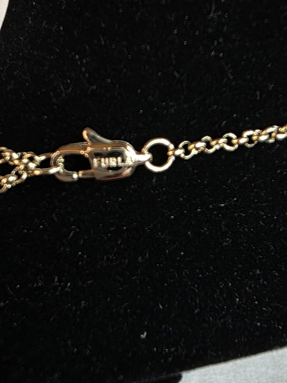 Furla Octagonal Green Logo Necklace - Picture 7 of 8